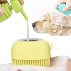 Guantes De Masaje De Silicona Para El Baño del Perro