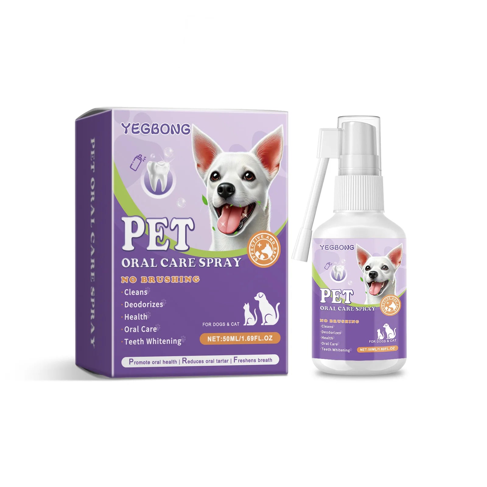 Spray limpiador bucal.