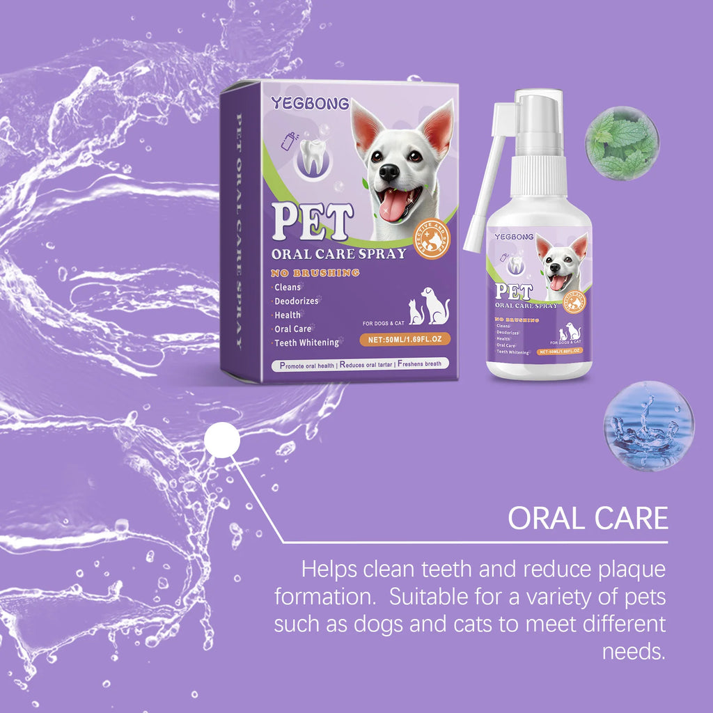 Mouth cleaning spray.