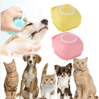 Guantes De Masaje De Silicona Para El Baño del Perro