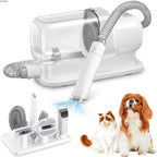 Pet vacuum cleaner and grooming kit.