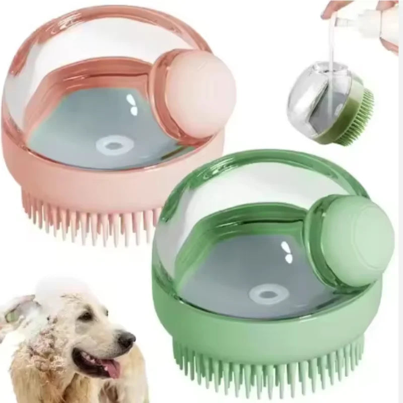 Guantes De Masaje De Silicona Para El Baño del Perro
