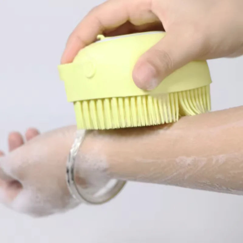 Guantes De Masaje De Silicona Para El Baño del Perro
