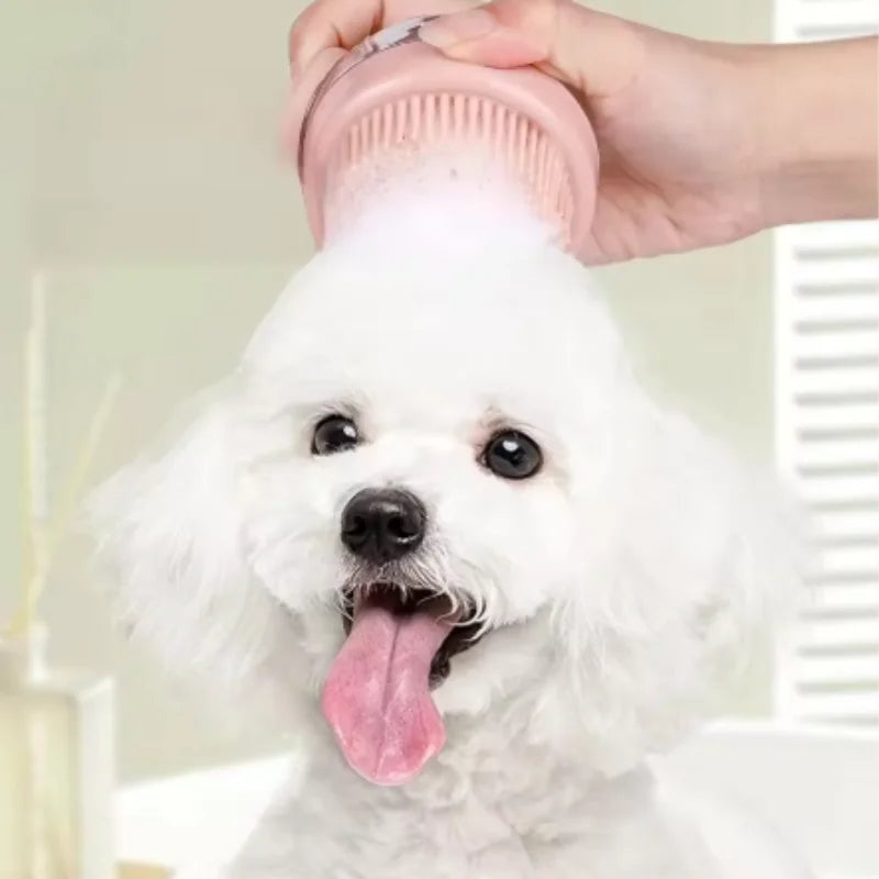 Guantes De Masaje De Silicona Para El Baño del Perro