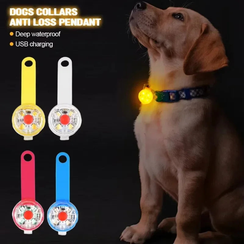 Collar con luz led.